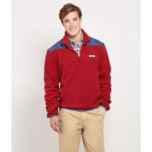 Vineyard Vines Quarter Zip Fleece/Shep Pullover